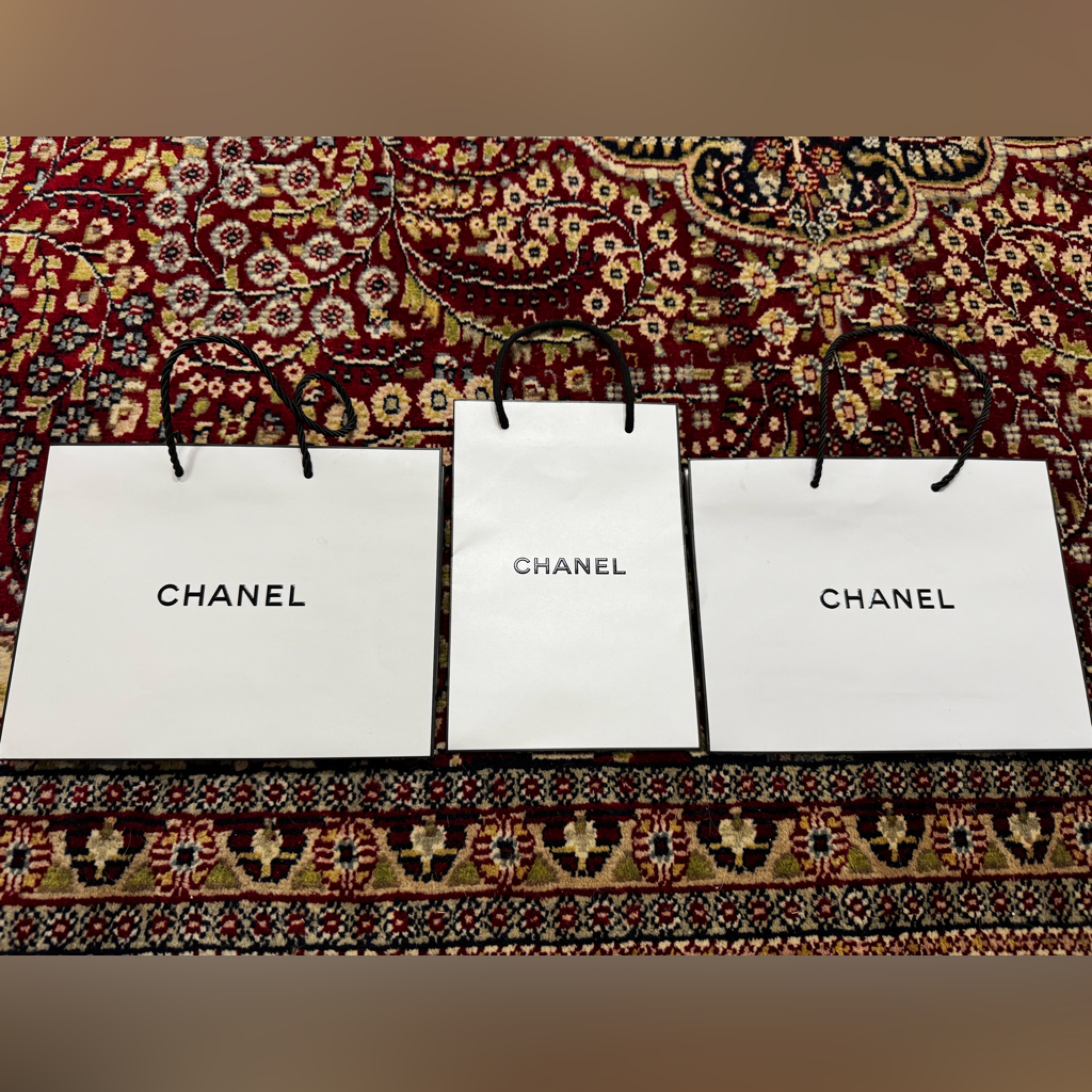 Chanel Shopping Bags Great Condition